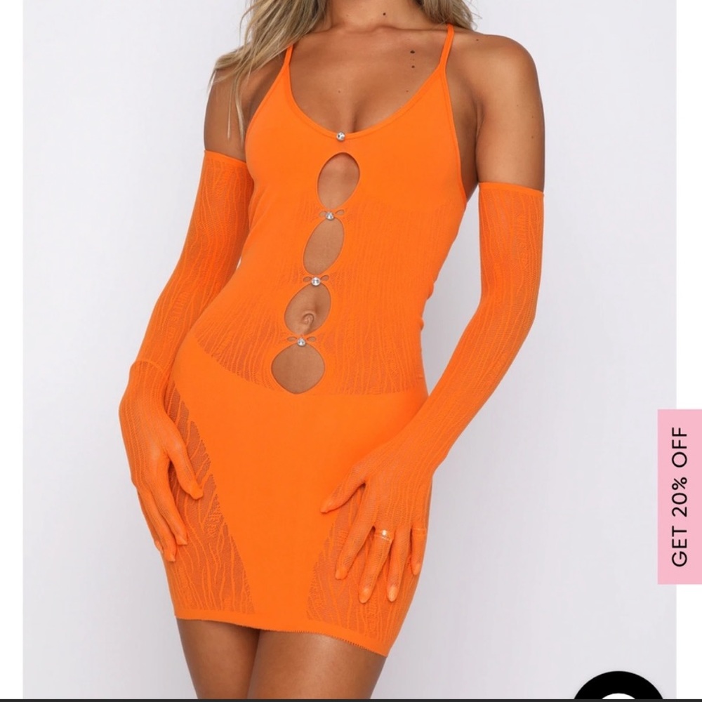 NWOT White Fox Link Up mini dress